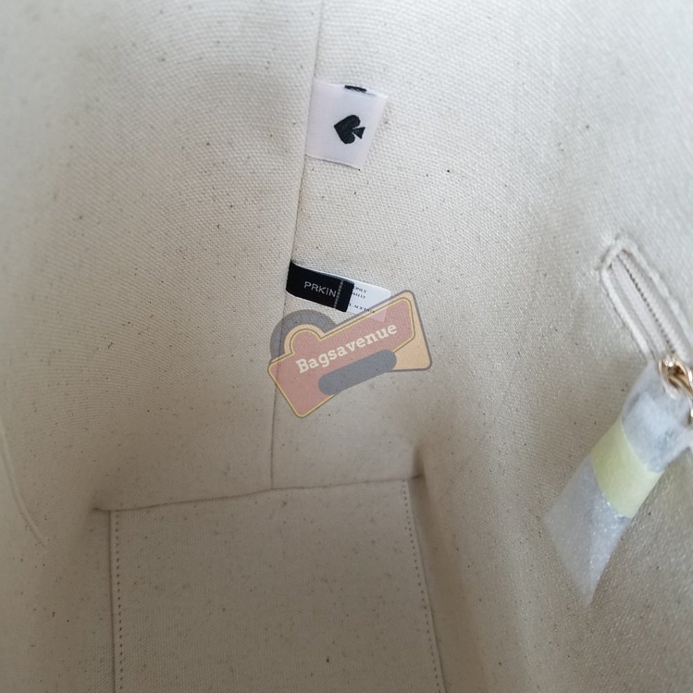 Small Tote Picnic In The Park Natural Kate Spade With Wristlet Beige - Picture 11 of 16